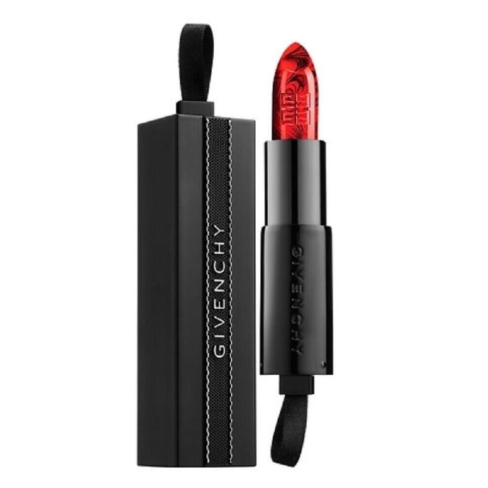 Givenchy Rouge Interdit #25 Revelateur Ltd. Ed. Marble Lipstick (Red) NIB